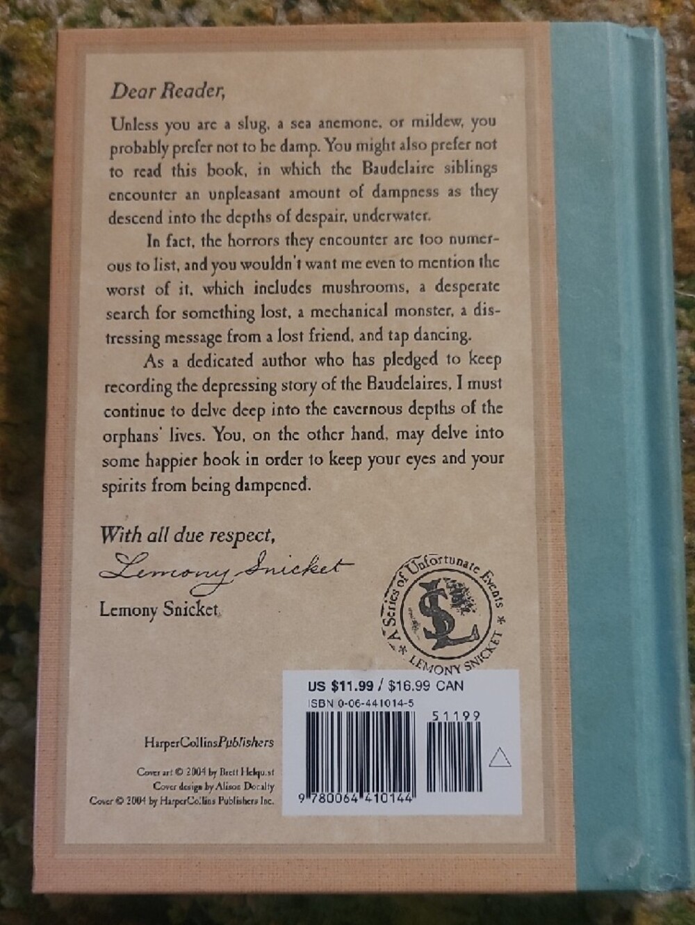 A Series of Unfortunate Events: The Grim Grotto - Illustrated Hardcover - Picture 3 of 3